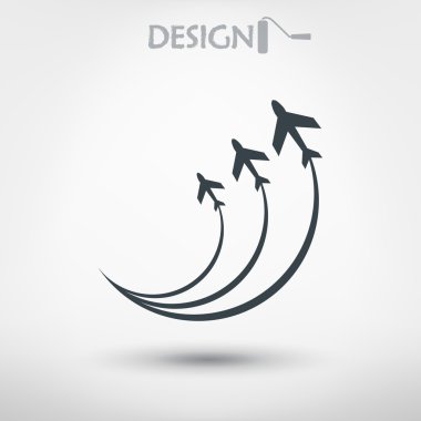 uçak sembol tasarımı