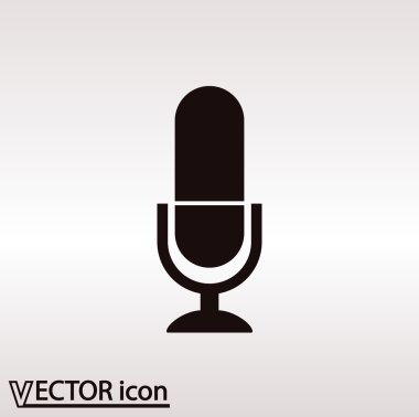 mikrofon simgesi tasarım