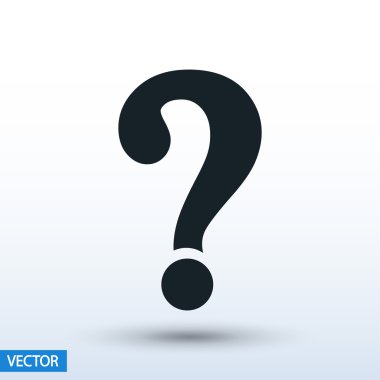 Soru işareti simgesi simgesi