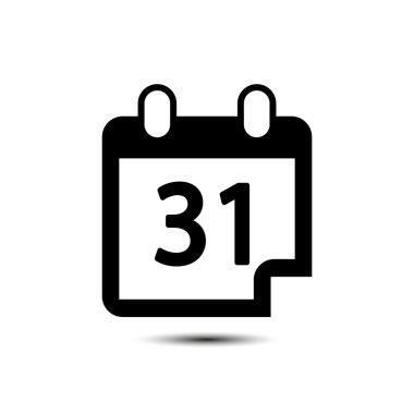 Takvim simgesini düz tasarım stili