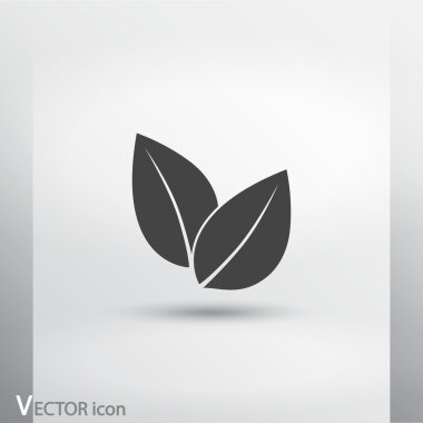 Yaprak simgesi tasarım