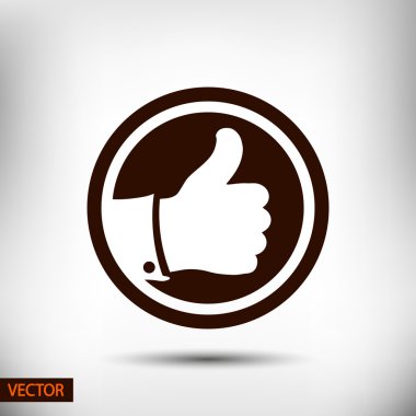 Simge gibi. Düz tasarım stili