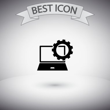 Dizüstü bilgisayar simgesi tasarım