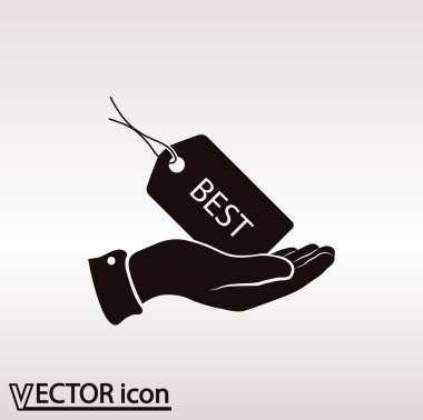 Etiketi simgesi tasarım