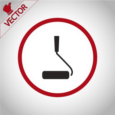 Silindir simge düz tasarım stil