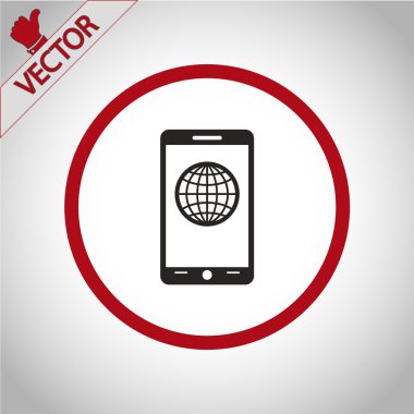 Mobil akıllı telefon simgesi