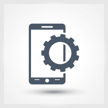 Mobil akıllı telefon simgesi