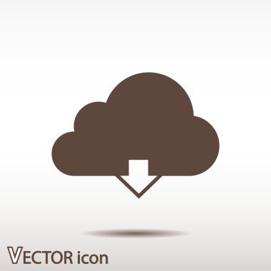 bulut indirme simgesi