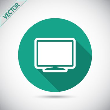 Monitör simgesi tasarım