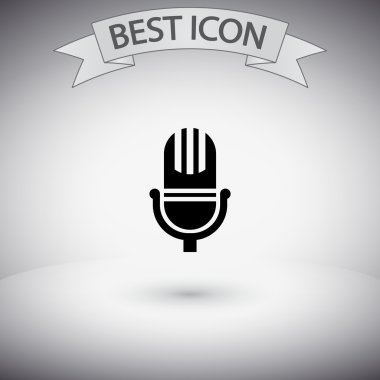 mikrofon simgesi tasarım
