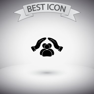 güvenli kişi simgesi