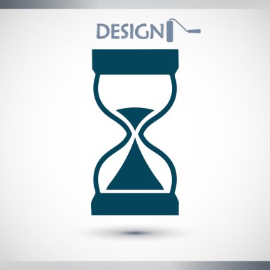 Kum saati simgesi tasarım