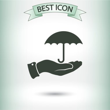 Şemsiye simgesi tasarım