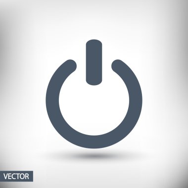 Power icon design clipart