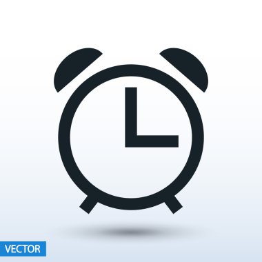 Clock icon design clipart