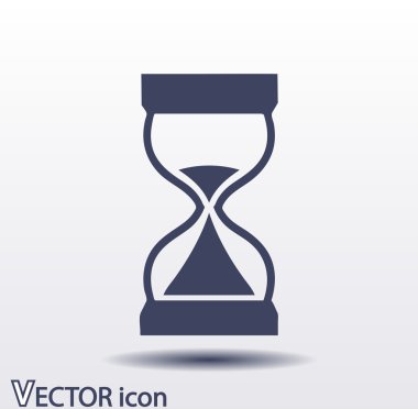 Kum saati simgesi tasarım