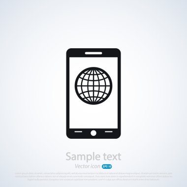 Mobil akıllı telefon simgesi