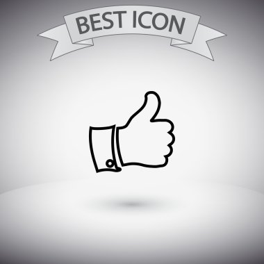 Simge gibi. Düz tasarım stili