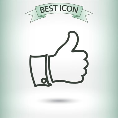 Simge gibi. Düz tasarım stili