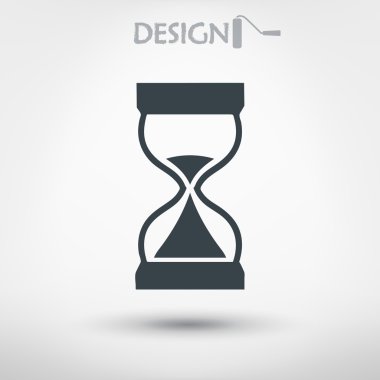Kum saati simgesi tasarım
