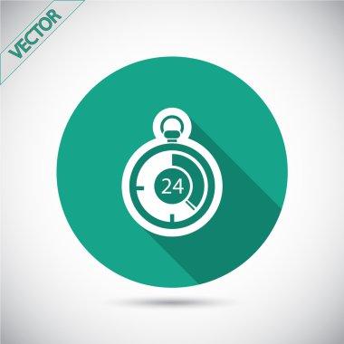 Kronometre simgesi tasarım