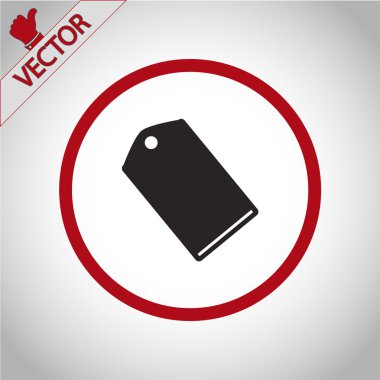 boş fiyat etiketi simgesi