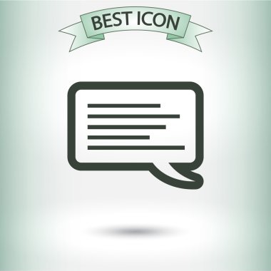 konuşma balonu simgesi