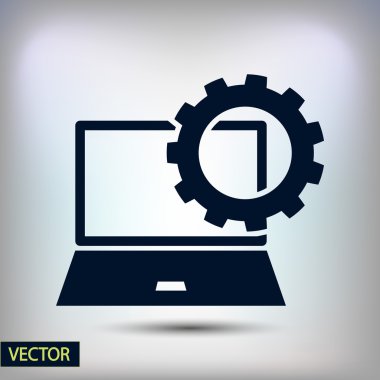 Dizüstü bilgisayar simgesi tasarım