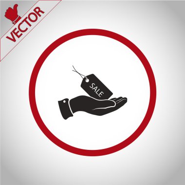 Etiketi simgesi tasarım