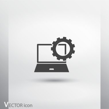 Dizüstü bilgisayar simgesi tasarım