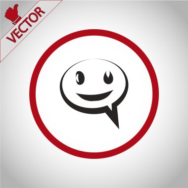 komik konuşma balonu simgesinin