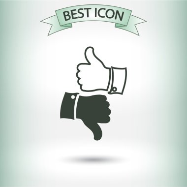 Simge gibi. Düz tasarım stili