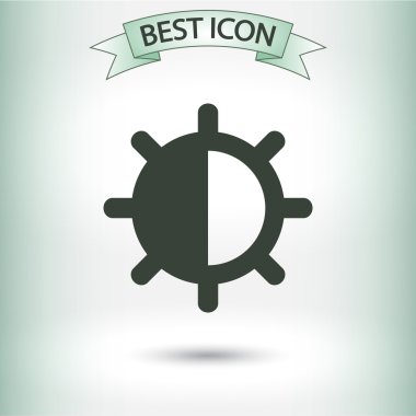 Parlaklık ve kontrast simgesi