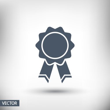 Kurdele simgeli rozet