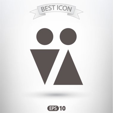 erkek ve dişi sembolleri simgesi