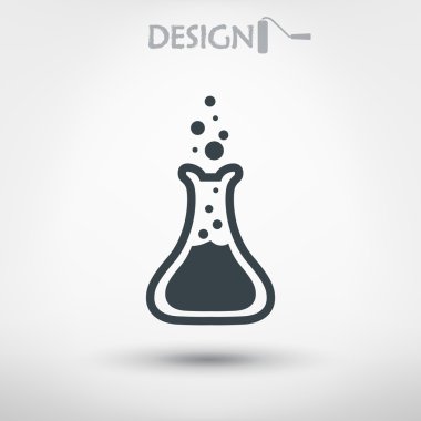 laboratuvar cam simgesi