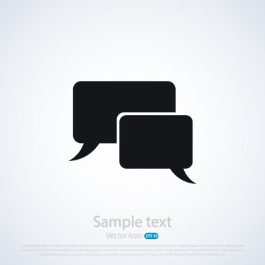 komik konuşma kabarcıklar simgesi