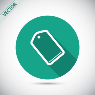 Etiketi simgesi tasarım