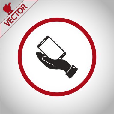 Mobil akıllı telefon simgesi