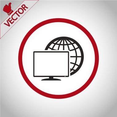 Monitör simgesi tasarım