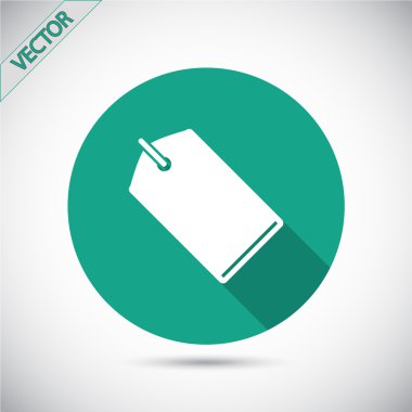 Etiketi simgesi tasarım