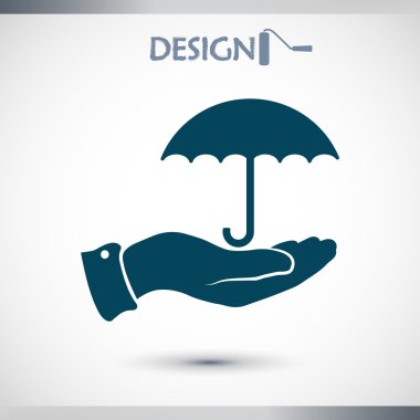 Şemsiye simgesi tasarım