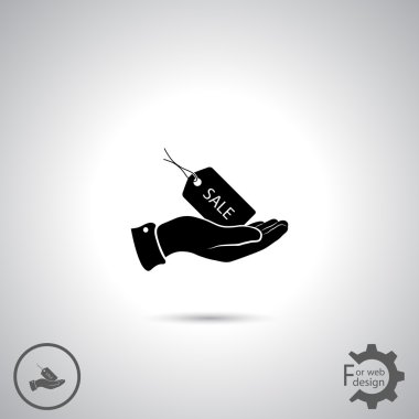 Etiketi simgesi tasarım