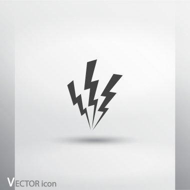 Yıldırım simgesi tasarım