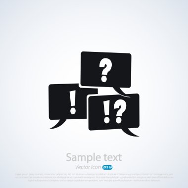 komik konuşma balonu simgesinin