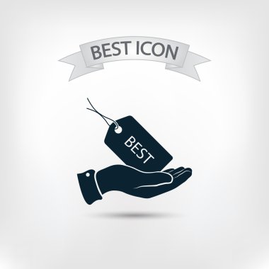 Etiketi simgesi tasarım