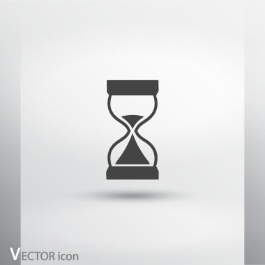 Kum saati simgesi tasarım