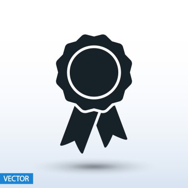 Kurdele simgeli rozet