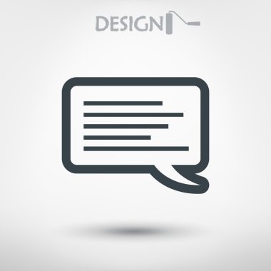 konuşma balonu simgesi