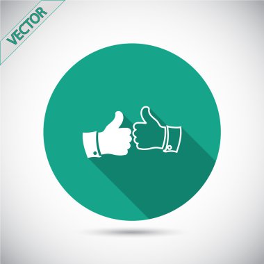 Simge gibi. Düz tasarım stili